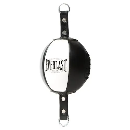 Produktbild: Everlast Unsiex Erwachsene Sport Boxen Punching Ball 1910 Double End Speed Bag, Schwarz/Weiß, S