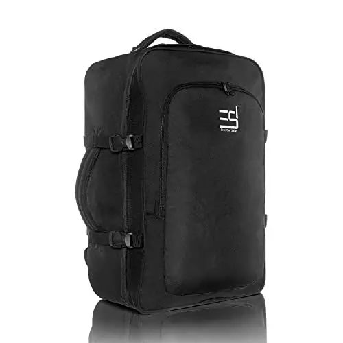 Produktbild: EVERYDAY SAFARI RYANAIR geeignetes Handgepäck 55x40x20 cm Maße erfüllen Bestimmungen, Kabinengepäck, Reiserucksack, Reisegepäck, Koffer-Tasche schwarz