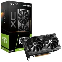 Produktbild: EVGA GeForce RTX 3060 XC Gaming, 12G-P5-3657-KR, 12GB GDDR6, DualFan, Metal Backplate