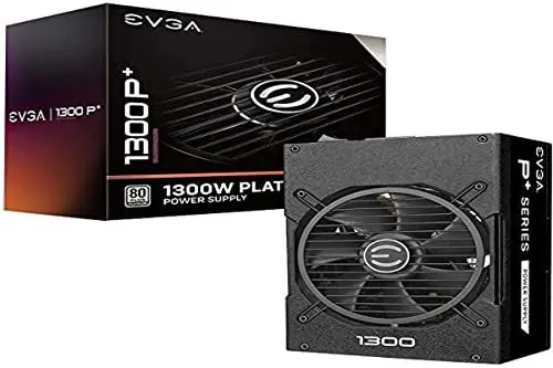 Produktbild: EVGA Supernova 1300 P+, 80+ Platinum 1300W, Fully Modular, 10 Year Warranty, Includes Free Power On Self Tester, Power Supply 220-PP-1300-X2 (EU), Black