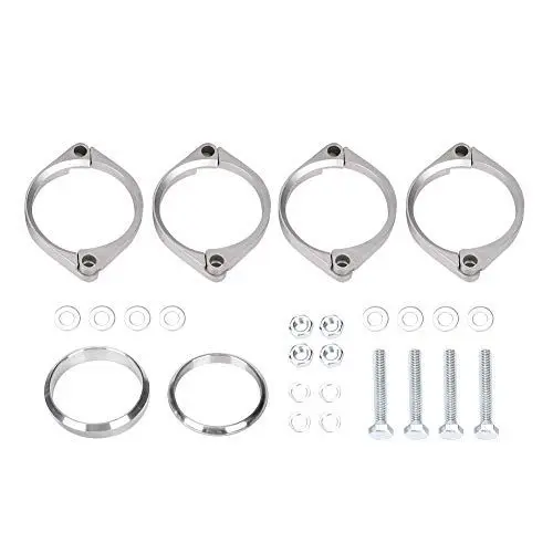 Produktbild: EVGATSAUTO Reparatur der verrosteten Flanschklemme, Auspuffflanschschalldämpfer-Backbox-Reparaturklammerhalterungen Fix Kit Passend für E46 M3