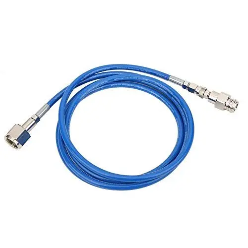 Produktbild: EVGATSAUTO Sodaschlauch. 2,5 M/8,2 Ft W21,8-14 DIN477 CO2-Schlauch-Adapter-Set, CO2-Zylinder-Hochdruck-Schlauch-Adapter-Set für