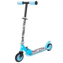 Produktbild: Evo Kinder Inline Scooter Roller | 2 Rad Roller Kinder | Roller für Kinder mit Verstellbarer Lenkerhöhe | Einfach Klappbarer City Roller mit 2 Rädern für Jungen und Mädchen | Roller Kinder 5 Jahre