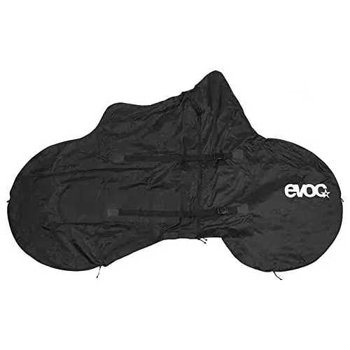 Produktbild: EVOC BIKE RACK COVER Mountainbike, praktische Fahrradplane (handliche Fahrradabdeckung, E-Bike Schutzhülle, Wetterschutz Fahrrad, Maße: 80 x 215 x 135 cm, Gewicht: 1100 g), Black