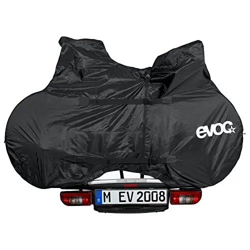 Produktbild: EVOC BIKE RACK COVER ROAD, robuste Fahrradplane (handliche Radabdeckung, leichte E-Bike Schutzhülle, ideale Fahrradabdeckung, Maße: 54 x 188 x 118 cm, Gewicht: 1100 g), Black