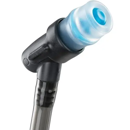 Produktbild: EVOC BLASTER BITE VALVE Beissventil Trinkblasen-Zubehör Mundstück Ersatzteil für ihr Rucksack-Trinksystem (20% mehr Wasserfluss, Twist-Verschluss, BPA & PVC frei, Lebenslange Garantie), Schwarz