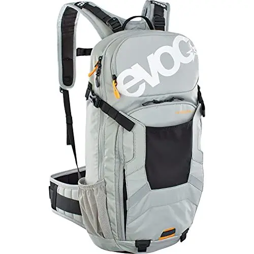 Produktbild: EVOC FR ENDURO 16 Fahrradrucksack, Backpack für Fahrradtouren (LITESHIELD BACK PROTECTOR 95%, Helm-Halterung, Protektoren, Werkzeugfach, Trinkblasenfach 3l, Größe: S), Steingrau