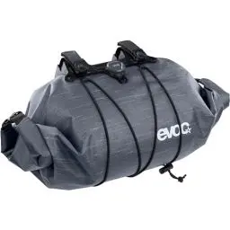 Produktbild: EVOC HANDLEBAR PACK BOA WP 9, Lenkertasche (einrollbare Taschenöffnung, BOA(R) Fit System, Reflektierender Logo-Druck, Volumen: 9l, Gewicht: 350 g, Maße: 20 x 35 x 20 cm), Carbon Grey