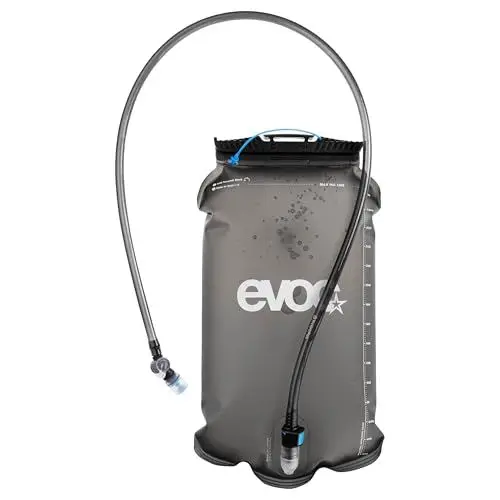 Produktbild: EVOC Hydration Bladder 3 Trinkblase (auslaufsicherer Trinkbeutel mit flexiblem Schlauch und Beißventil, leicht zu reinigen, Volumen: 3 l), Carbon Grey