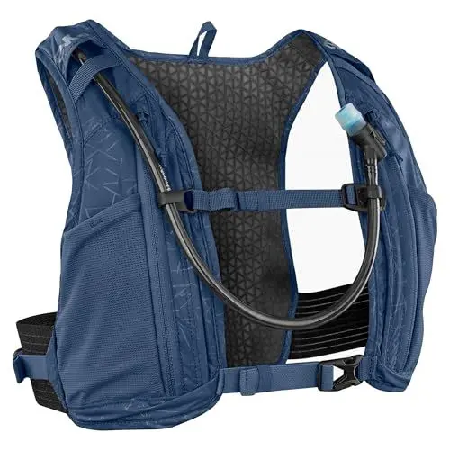 Produktbild: EVOC Hydro PRO 3 + 1,5l Hydration Bladder Trinkrucksack, Rucksack (extraleichter Backpack, Wanderrucksack mit Brustgurt-Taschen), Denim