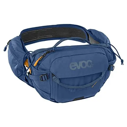 Produktbild: EVOC Unisex Hip Pack Pro 3 + Hydration Bladder 1,5 Gepäck- Handgepäck, Denim, Inkl. 1 5l Trinkblase EU