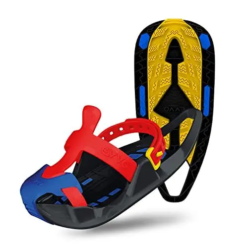 Produktbild: EVVO SHOSHIBAA, Schneeschuhe für Kinder, Made in Europe, Einstellbare Bindungen, Weiche Stollen, All Terrain, Schneeschuhwandern