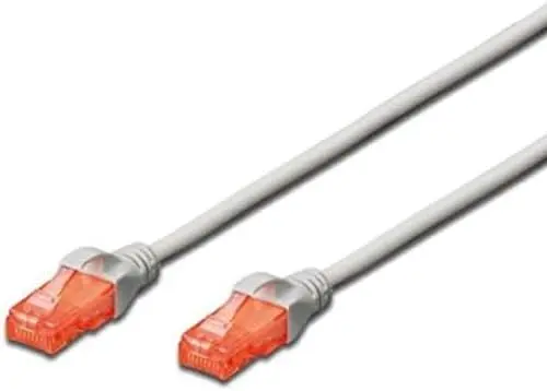 Produktbild: Ewent Netzwerk Kabel Patch Cat 6 U/UTP, AWG 24/7, 2 x RJ45 20 M grau