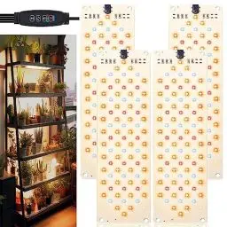 Produktbild: EWITTTI Pflanzenlampe LED Vollspektrum,Pflanzenlicht für den Samenstart, 316 LEDs Pflanzenleuchte Wachsen licht für Zimmerpflanzen Grow Light mit 3/9/12H Zeitschaltuhr, 10 Arten von Helligkeit(4pcs)