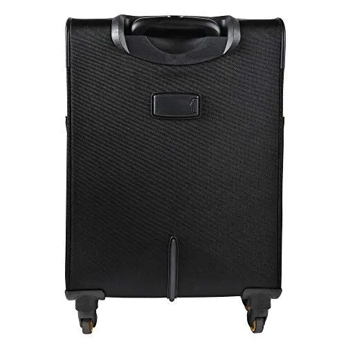 Produktbild: Exacompta 18934E Premium Trolley Exactive mit 15,6 Laptopfach und ausziehbarem Trolleygriff, wasserabweisend 3 USB Anschlüsse Reisetasche Reisekoffer ideal für Privat- und Geschäftsreisen, schwarz