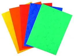 Produktbild: Exacompta 25er Pack Premium Aktendeckel. Aus extra starkem Colorspan-Karton für DIN A4 farbig sortiert Hefter ideal für das Büro und Schule und die mobile Organisation