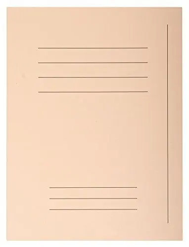 Produktbild: Exacompta 435002E Packung 50 Forever Aktendeckel (mit Beschriftungsfeld aus Recycling Karton 250 g, DIN A4, 21 x 29,7 cm) sand