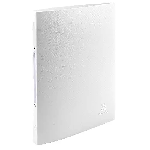 Produktbild: Exacompta 51391E Ringhefter OPAK DIN A4 aus flexiblem Kunststoff mit 2 Ringen 20 mm breit weiß ideal für Schule und Büro Ringhefter Ringordner Ringbuchordner