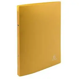 Produktbild: Exacompta 541999E Premium Ringbuch Opak aus blickdichten Kunststoff DIN A4 mit 2-Ring Mechanik perfekt für die Schule und das Büro Ordner Ring-Mappe Aktenmappe 1 Stück Zufallsfarbe