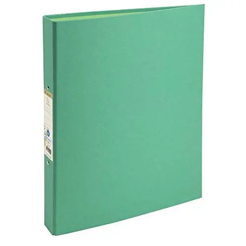 Produktbild: Exacompta 54983E Ringbuch Forever DIN A4 aus Recycling-Karton 2 Ringe 40mm breit dunkelgrün ideal für Schule und Büro Ringhefter Ringordner Ringbuchordner