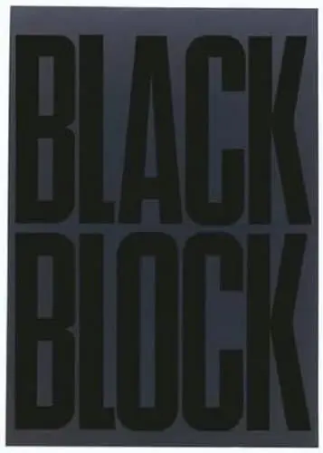 Produktbild: Exacompta 5702E 5er Pack Schreibblock Black Block mit 70 Blatt hochwertiges gelbes Papier von Clairefontaine, liniert, DIN A4 Collageblock Schulblock Papierblock