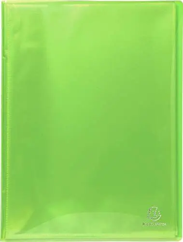 Produktbild: Exacompta 85970E 8er Pack Sichtmappe Iderama aus Kunststoff DIN A4 mit 40 Klarsichthüllen, 80 Sichten, ideal für Büro und Schule, Aktenhülle, Prospekthülle, farbig sortiert