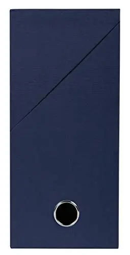 Produktbild: Exacompta 89427E Premium Transferbox Hartpappe 12cm Rückenbreite DIN A4 ideale Transportbox und perfekt geeignet für die sichere Aufbewahrung Ihrer Ordner dunkelblau