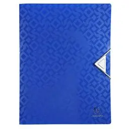 Produktbild: Exacompta 51420E Kunststoff-Ringhefter Offix aus flexiblem blickdichtem Kunststoff 4 Ringe Füllhöhe 15mm DIN A4 Plastikordner ideal für Büro und Schule 1 Stück Zufallsfarbe