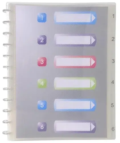 Produktbild: Exacompta Sichtmappe mit Ringen Polypropylen, DIN A4 30 Hüllen, kristall