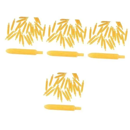 Produktbild: EXCEART 100 Stk Malstift-nachfüllung Lackmarker Mit Feiner Spitze Feine Spitze Ersatzspitzen Für Farbstifte Ersatzspitzen Für Markierungsstifte Tragbar Chemiefaser Aus Polyester Malerei