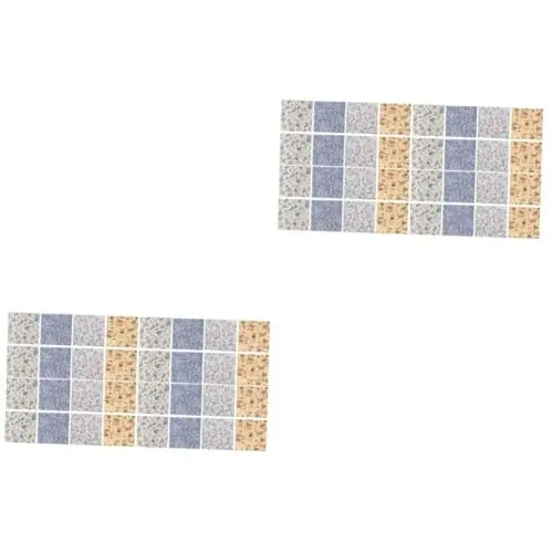 Produktbild: EXCEART 100 Stk Quadrate Aus Baumwollstoff Material Aus Baumwolle Handarbeitsstoff Bastelstoff Baumwollstoff Selber Machen 10 x 10 Stoffquadrate Patchwork-stoff X10 Lipgloss Erdfarben