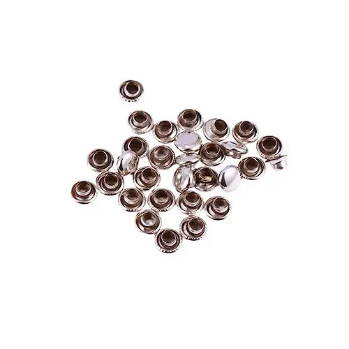 Produktbild: EXCEART 100 Stück Druckknöpfe Für Leder-Jeansknöpfe Diamant-Schmuck Diy-Taschenzubehör Leder-Druckknöpfe Kristallglas-Nieten Kleidungsherstellung Dekorationen Kleidung Nähzubehör