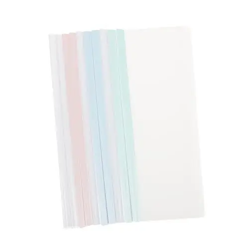 Produktbild: EXCEART 10st A4 Ordner Magazinhalterung Lebenslaufabdeckungen Mit Schiebeleiste Dateiorganisator A4 Umschläge Durchsichtige Aufbewahrungsbeutel Für Akten Büroordner Bericht Binder Plastik