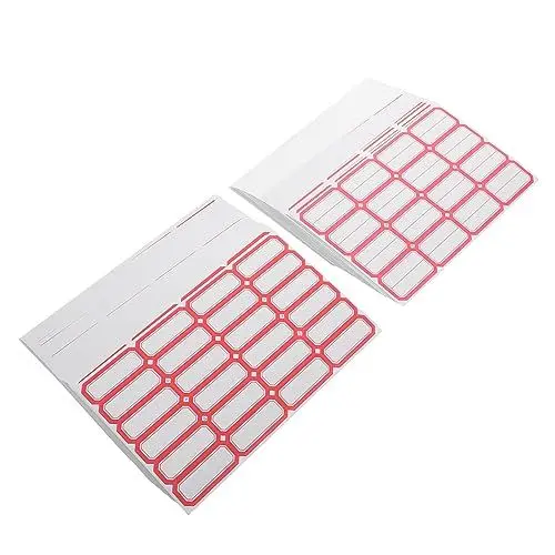 Produktbild: EXCEART 136 Blatt Handschriftliche Klebeetiketten Büroproduktaufkleber Tragbare Etikettenaufkleber Zum Würzen Und Organisieren Des Haushalts