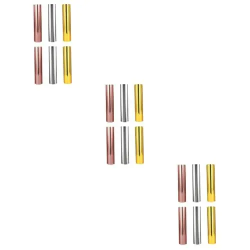 Produktbild: EXCEART 18 Stk Transferfolie vinylfolie vinyl films Verzierungen zum Basteln selbstklebendes Vinyl bettwäsche Aufkleber Vinyldekoration Einfaches DIY-Vinyl glänzend Tasse Substrat Zubehör