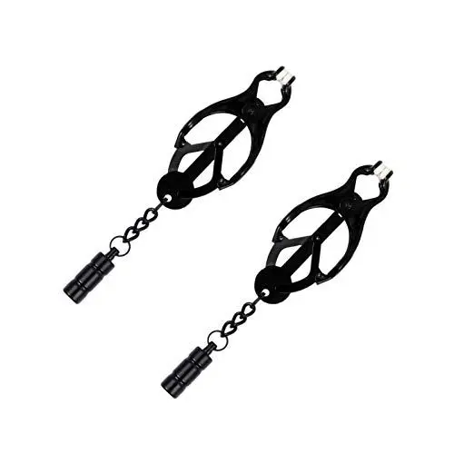 Produktbild: EXCEART 1 Paar Nippel Ringe Silikon Zunge Ring mit Glocken Einstellbare Nipplerings Gefälschte Körper Piercing Schmuck Retainer Brust Stimulation Spielzeug für Frauen Weibliche Sex Leben