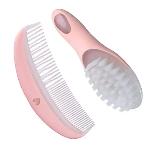 Produktbild: EXCEART 1 Set Baby Haar Pinsel Und Kamm Set mit Weichen Borsten Massage Kopfhaut Pinsel für Neugeborene Und Kleinkind