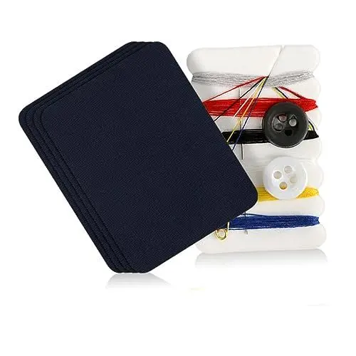 Produktbild: EXCEART 20St -Jeans -Aufkleber Stickzubehör Reparaturflicken für Jeans Jeans-Stickerei-Patches Jeansflicken aufbügeln Denim-DIY-Applikationszubehör Patchwork-Aufkleber Suite