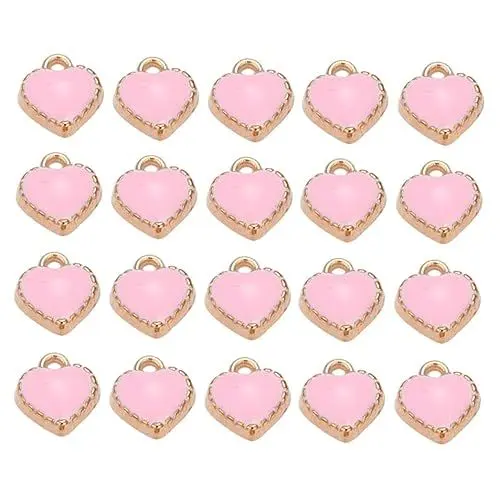Produktbild: EXCEART 20er-pack Herzanhänger Zur Schmuckherstellung Charms Aus Plattierter Legierung Für Halsketten- Und Armbanddekorationen