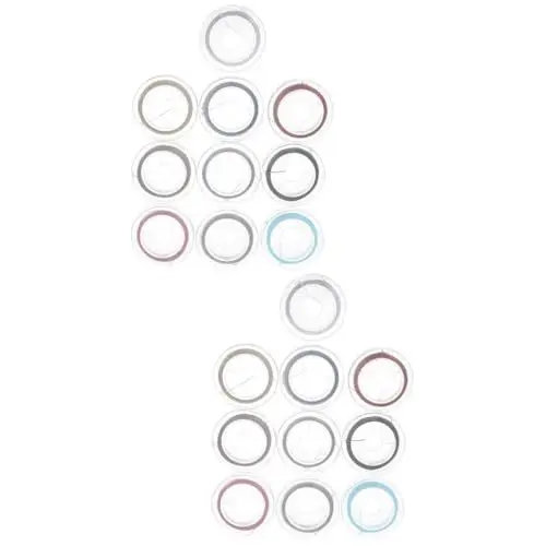 Produktbild: EXCEART 2 Sets 10 M Schmuckherstellungsschnur Perlenarmband Seil Perlenschmuck Spulendraht 10 Rollen * 2