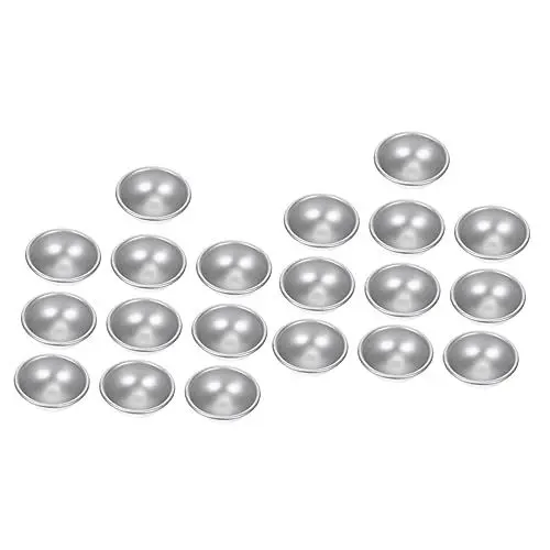 Produktbild: EXCEART 20 Stk Badesalz Schimmel Schaumbad Fondant-dose Metallformen Puddingform Hügel Kuchen Schablone Mini-muffinblech Donut-badeformen Hausgemacht Diy Keks Aluminiumlegierung Eiswürfel