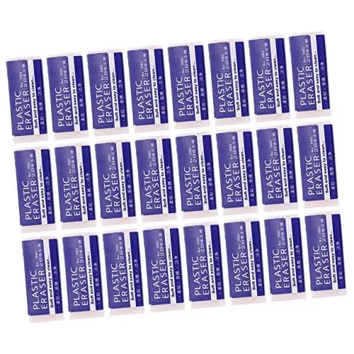 Produktbild: EXCEART 24 Stück 2B Radiergummi Tragbare Radiergummis Multifunktionale Schul Radiergummis Studenten Lern Radiergummis Studenten Zubehör Pvc Radiergummis Tragbare Bleistift