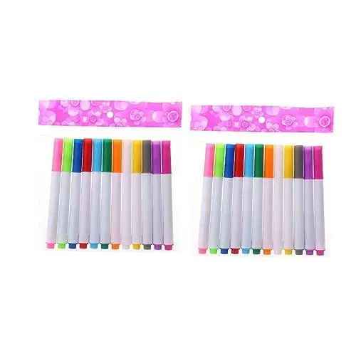 Produktbild: EXCEART 24st Löschbarer Tafelstift Zeichenstift Schreibstifte Stifte Für Fluoreszierende Bildschirme Löschbare Markierungen Schreibutensilien Löschbare Stifte Malstift Led Plastik Büro