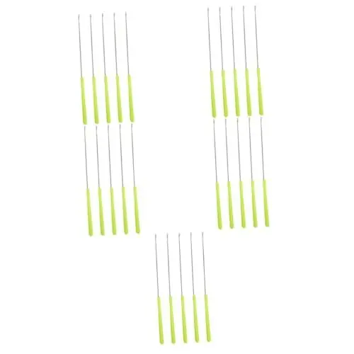 Produktbild: EXCEART 25 Stk Häkeln Werkzeug Häkelsets Für Erwachsene Stricknadeln Perückenzopfnadel Hausbedarf Teppichwebnadeln Pullover-zopfnadel Rostfreier Stahl Flechten Kleine Häkelarbeit