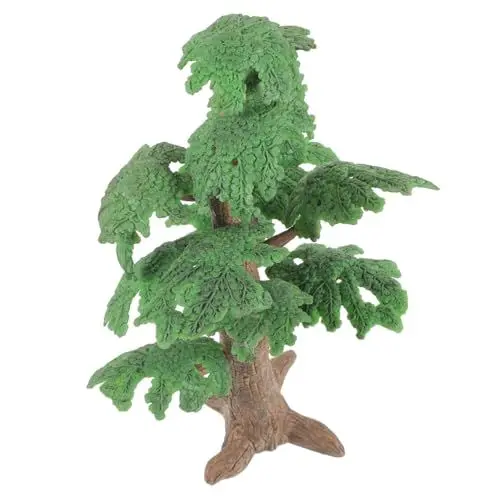 Produktbild: EXCEART 2 STK Mini-Zypresse gefälschte Pflanzen Neujahr Mikro Ornament Modelle Zypressenbaum-Modell grüner Landschaftsahorn dreidimensional Landschaftsbaum künstlicher Baum Anlage Kiefer