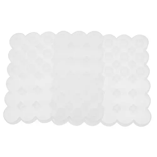 Produktbild: EXCEART 2 Stk Untersetzerform Herstellung Von Wasserbechern Untersetzer Harz Gießform Aus Epoxidharz Betonschale Silikon-epoxy-formen Konkretes Epoxid Servierteller Weiß Schimmel Gießen
