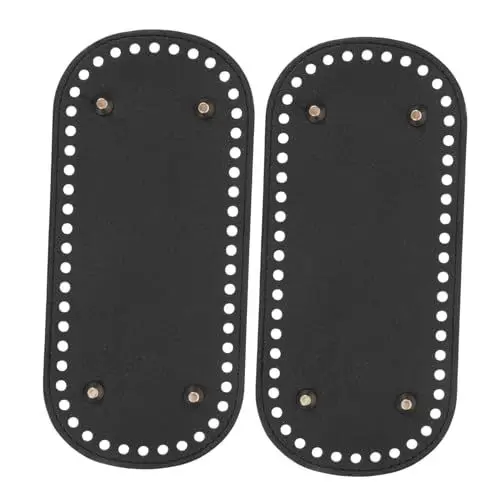 Produktbild: EXCEART Häkeln Sie 2 Stück Handtaschen-bodenplatten Zum Basteln Umhängetaschen-Boden Aus Pu-Material Leicht Zu Formen Vielseitig Einsetzbar