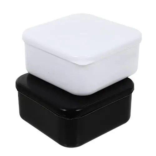 Produktbild: EXCEART Schachfiguren-aufbewahrungskoffer Aus Kunststoff Schachdose Stabiles Schickes Schach-aufbewahrungsbox Schach 2-teilig für Jungen und Mädchen Erwachsene
