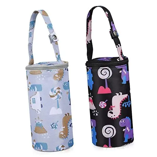 Produktbild: EXCEART 2 Stück Babyflaschen-Thermotasche Flaschentaschen Für Flaschen Isolierte Tasche Thermotasche Für Babywagen Babyflaschentasche Tragbare Heizung Tragetaschen