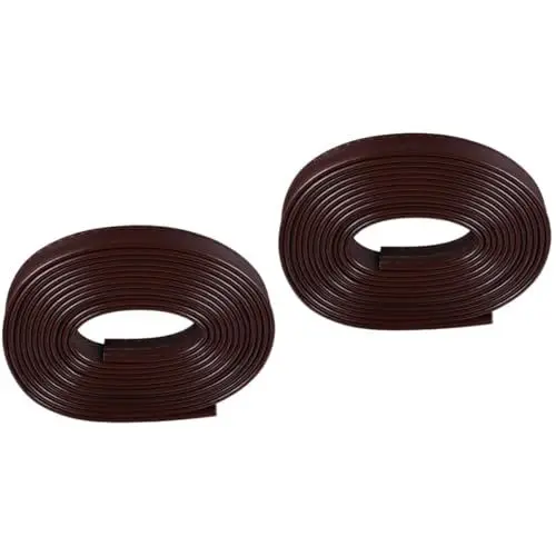 Produktbild: EXCEART 2 Stücke Lederband 2cm Breite Gürtel Vielseitig Streifen Für Tasche Decor Handwerk